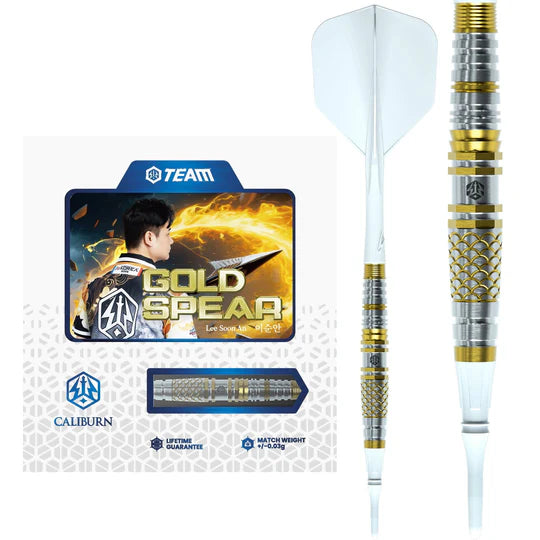 Caliburn Darts • Gold Spear • Lee Soon An • 20g • SGDARTS