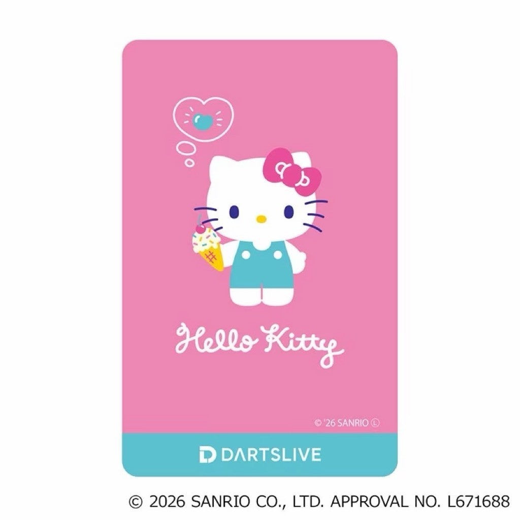Sanrio Characters Darts Set β’ Hello Kitty Dartslive Card β’ SGDARTS