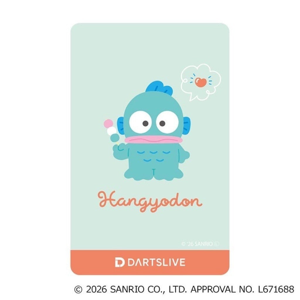 Sanrio Characters Darts Set β’ Hangyodon Dartslive Card β’ SGDARTS