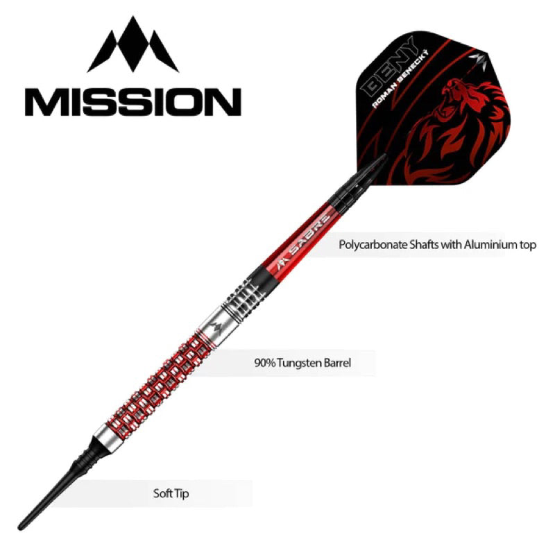Mission Darts • Roman Benecky • 18g • SGDARTS