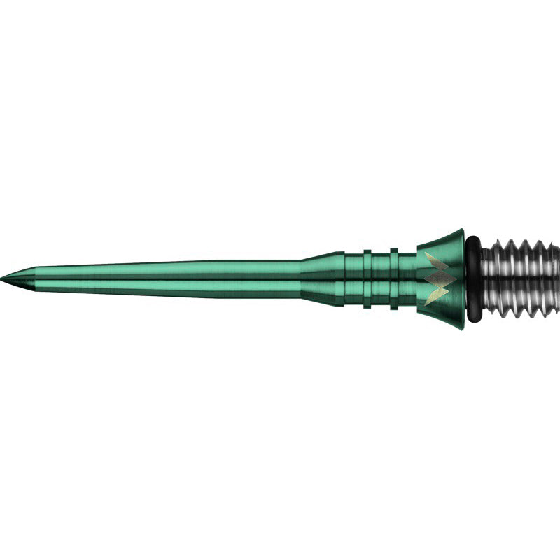 Mission Darts • Titan Pro Grooved Gradient Green • Titanium Conversion Point • 2BA • SGDARTS