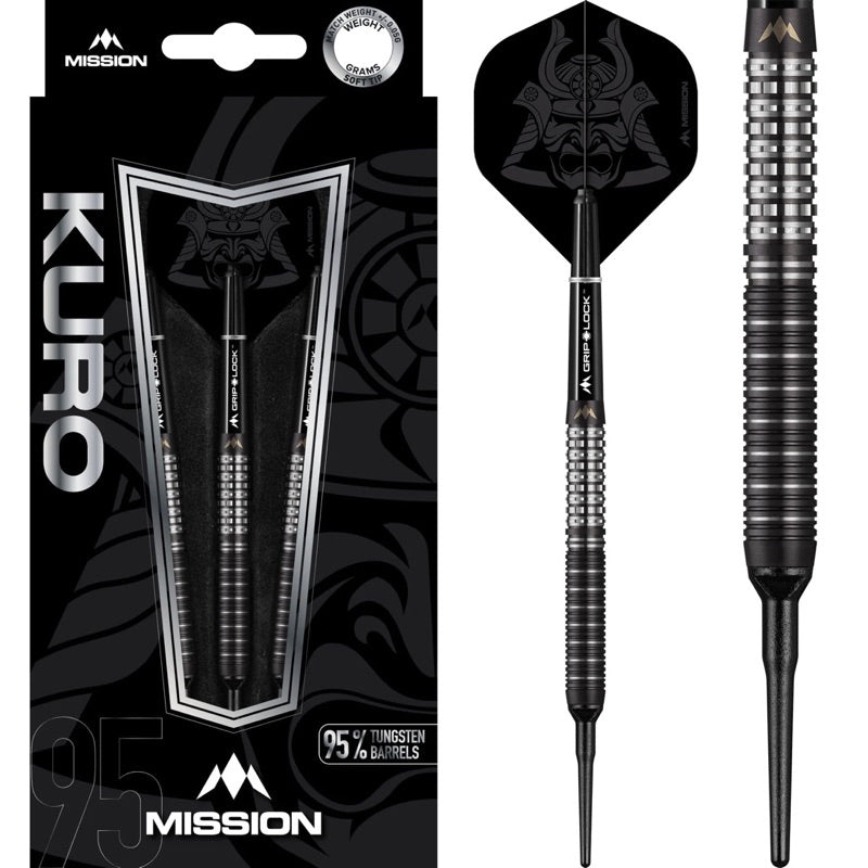 Mission Darts • Kuro M1 • Rear Sabre Grip • 21g 23g • SGDARTS