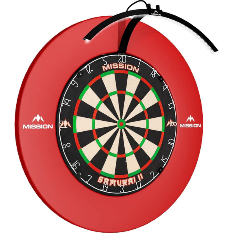 Mission Darts • Torus 100 Dartboard Lighting System • Folding Portable Travel Light • SGDARTS