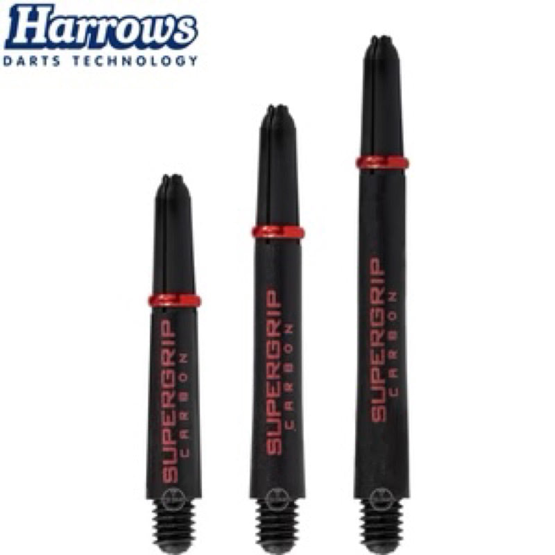 Harrows Supergrip Carbon • Dart Shafts • SGDARTS