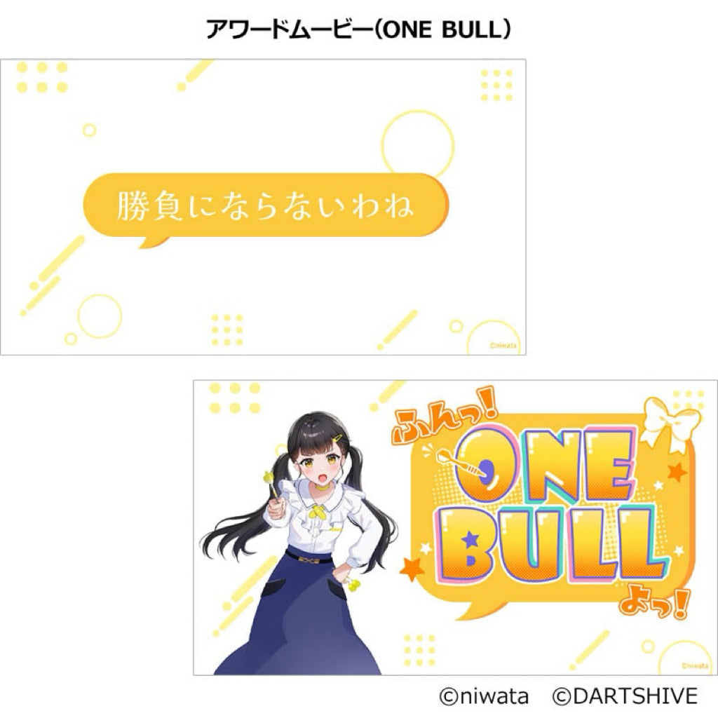 Happy Ears Collection • Takanashi Yui Yellow • Dartslive Card DL2 Movie Theme DL3 Live Effect • SGDARTS