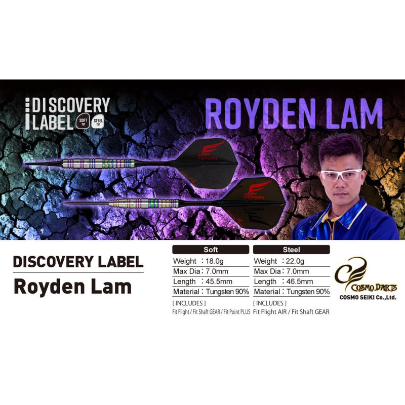 Cosmo Darts • Discovery Label Royden Lam • 18g • SGDARTS