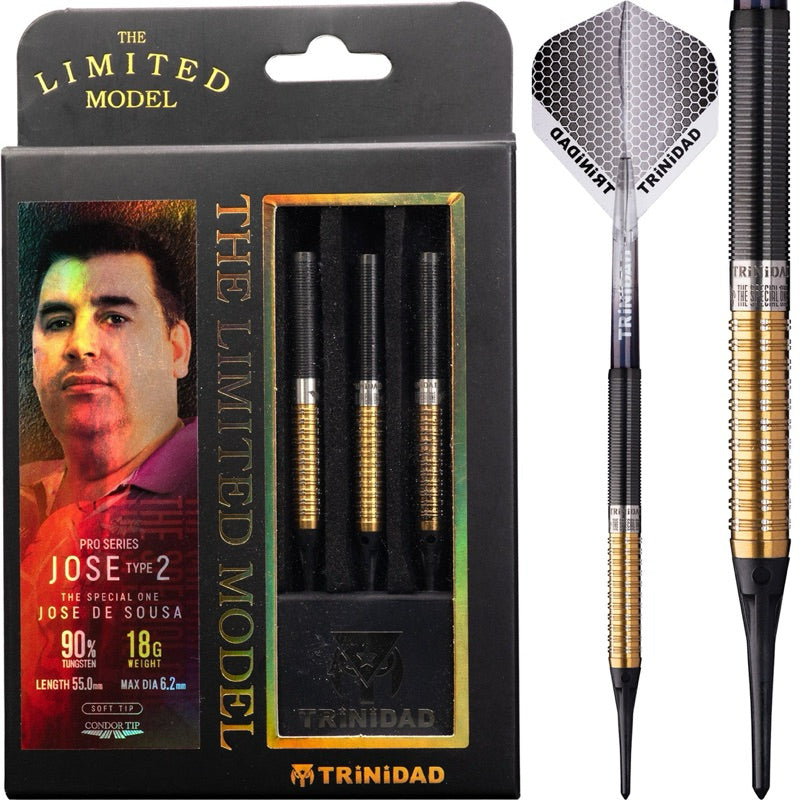 【Limited Edition】 TRiNiDAD Darts • Jose Type 2 • Jose De Sousa • 18g • SGDARTS