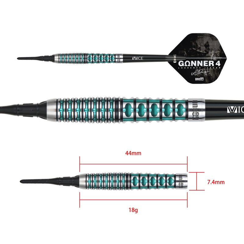 One80 Darts • Gunner 4 • Lourence Ilagan • 18g 20.5g 22g • SGDARTS