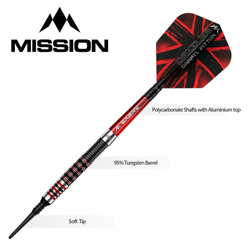 Mission Darts • Darryl Fitton • The Dazzler • 18g • SGDARTS
