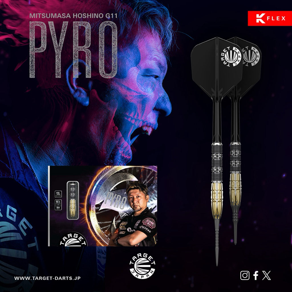 Target Darts • Pyro G11 • Mitsumasa Hoshino • 17g • SGDARTS