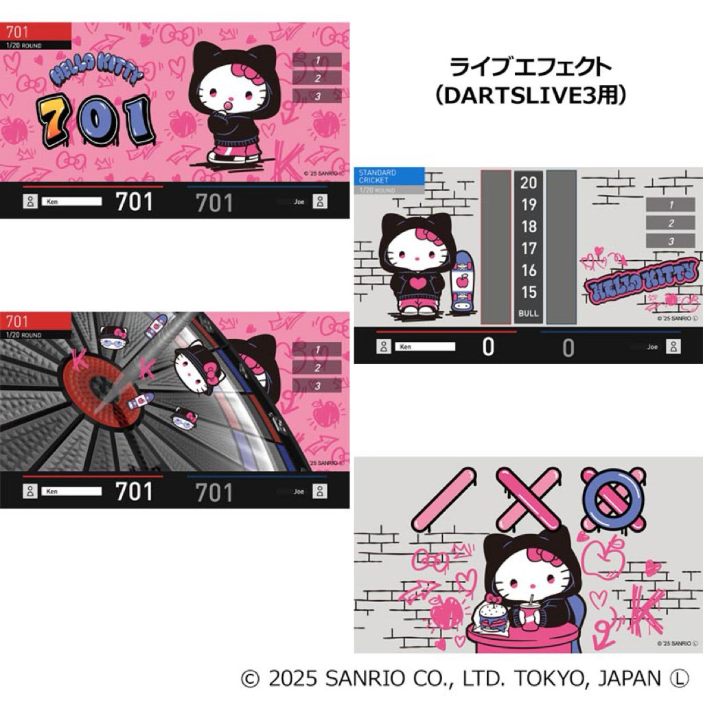 Sanrio Characters Darts Set β’ Hello Kitty β’ SGDARTS