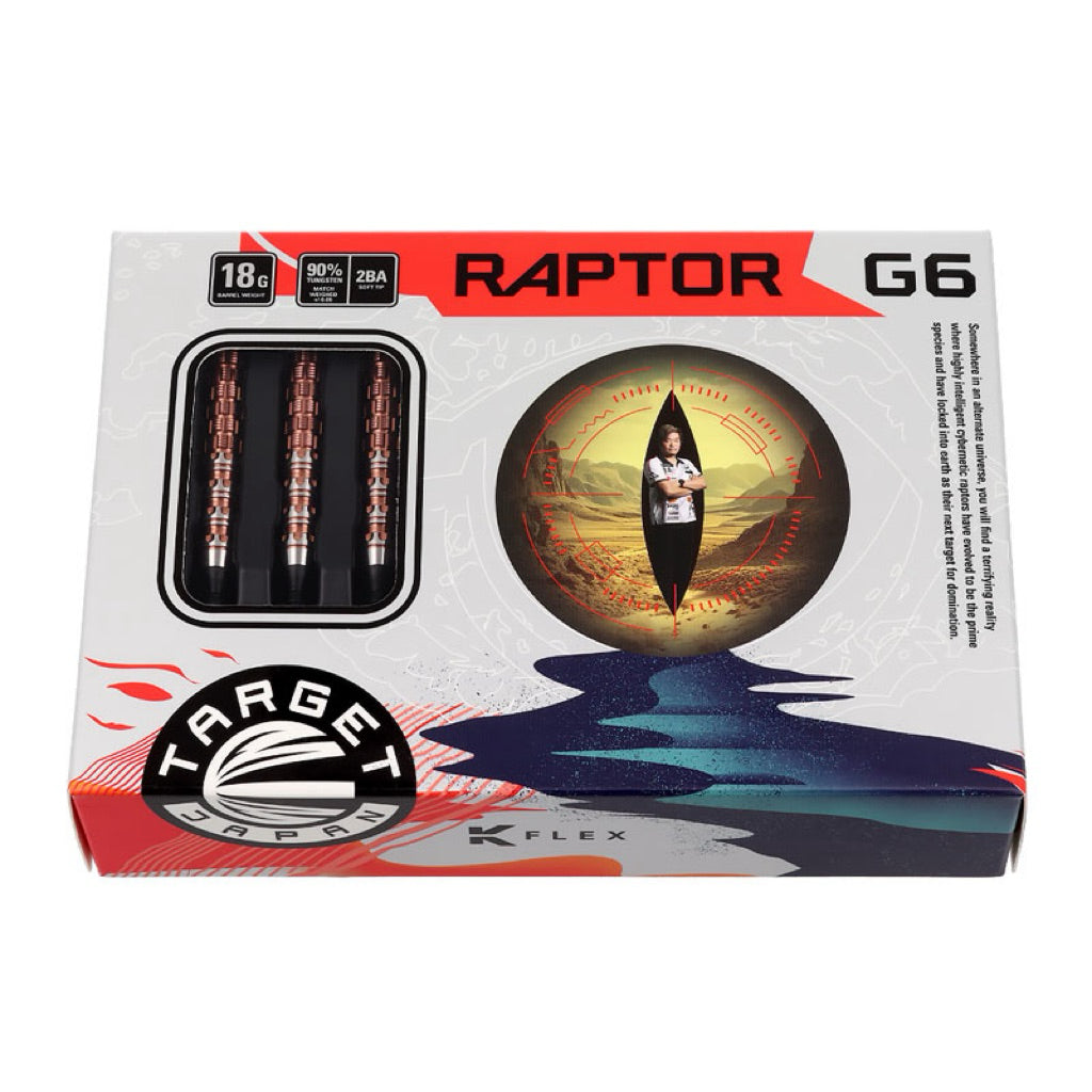 Target Darts • Raptor G6 • George Nishitani • 18g • SGDARTS