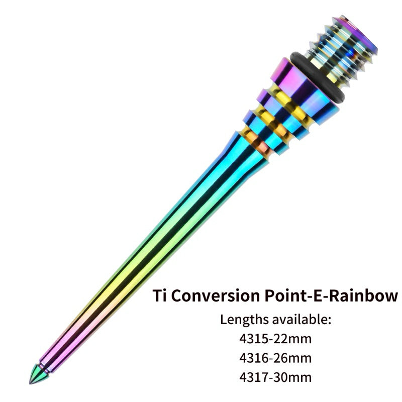 One80 Darts • Rainbow Titanium Conversion Point • 2BA • SGDARTS