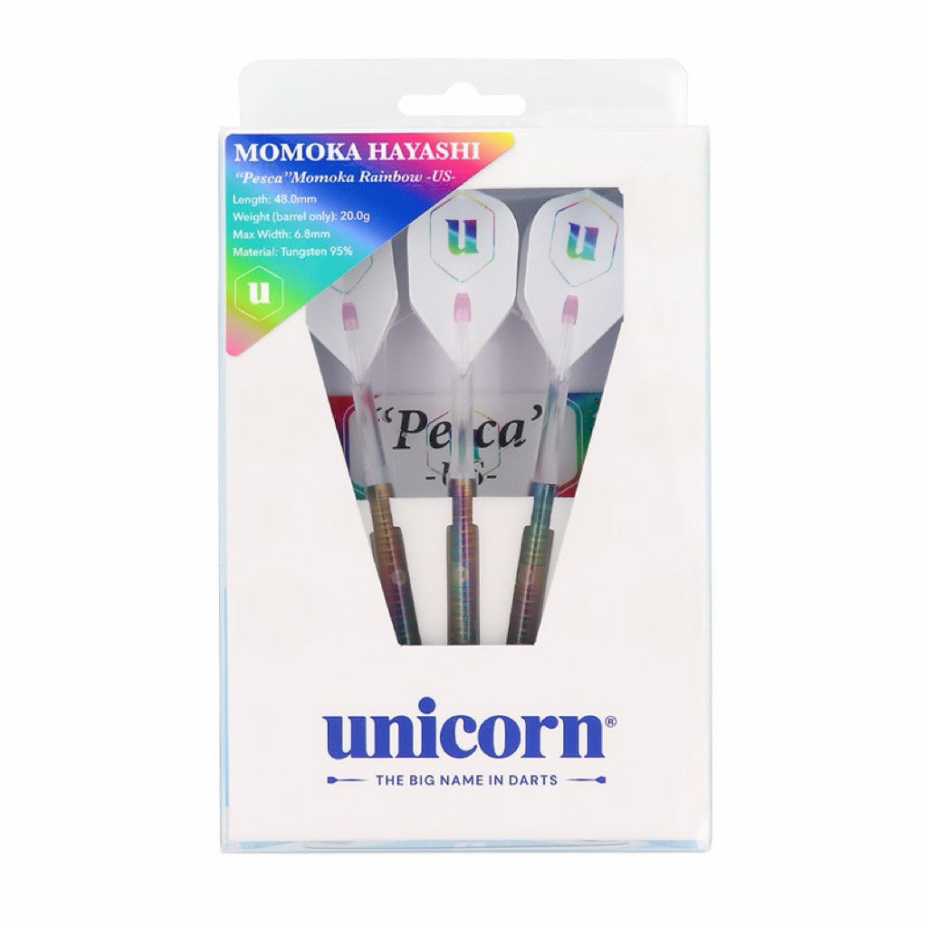 Unicorn Darts β’ Pesca Momoka Rainbow β’ Momoka Hayashi β’ 20g 20.5g 21g β’ SGDARTS
