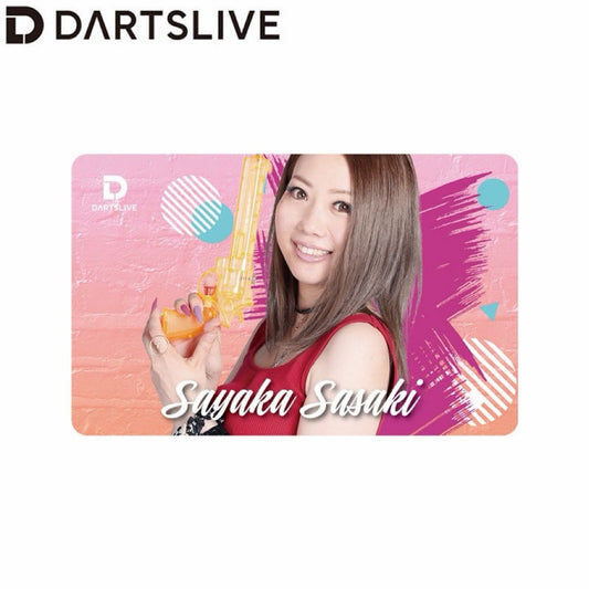 Dartslive Player Goods Vol 5 • Sayaka Sasaki Dartslive Card • SGDARTS