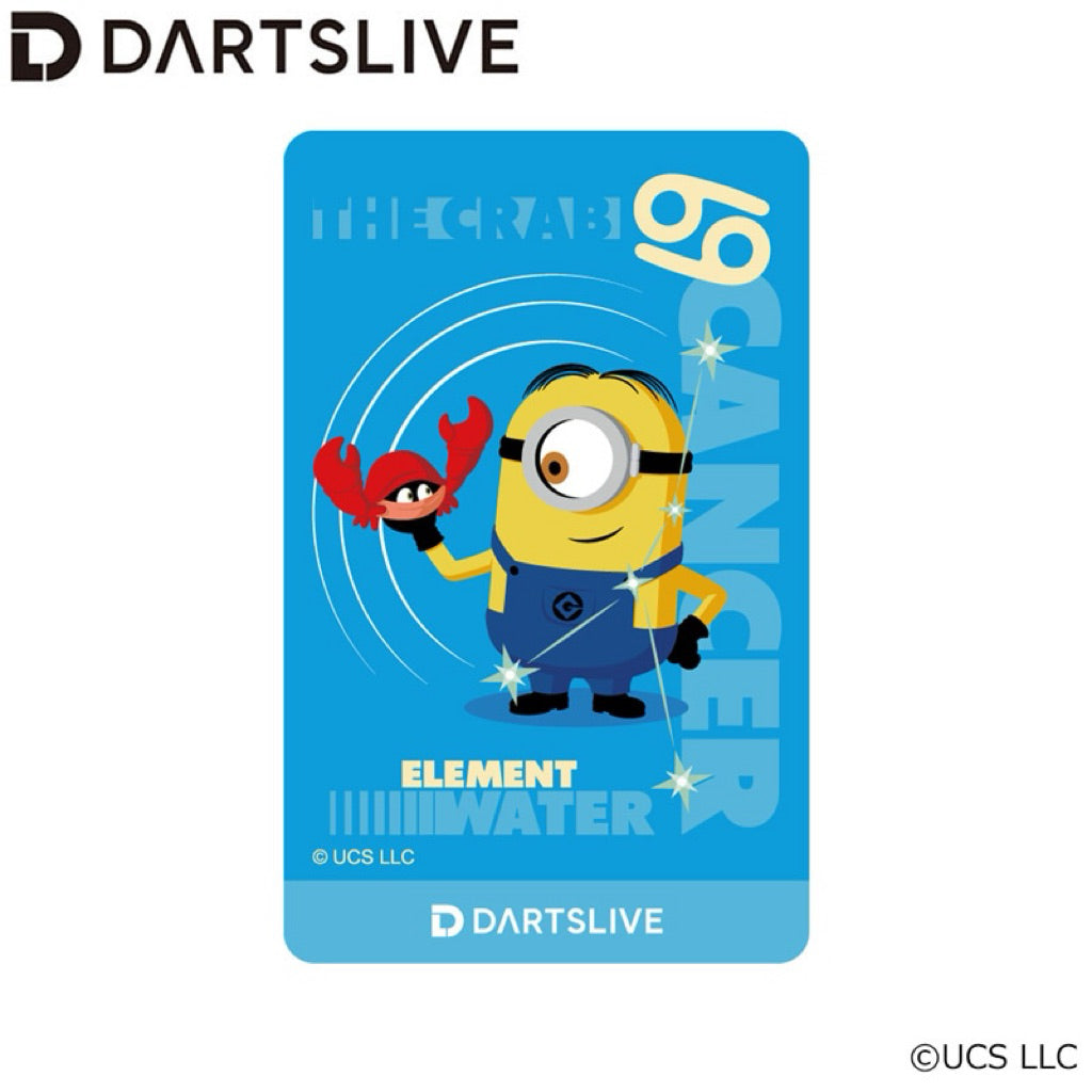 【Limited Edition】 Minions Horoscope Dartslive Card • SGDARTS
