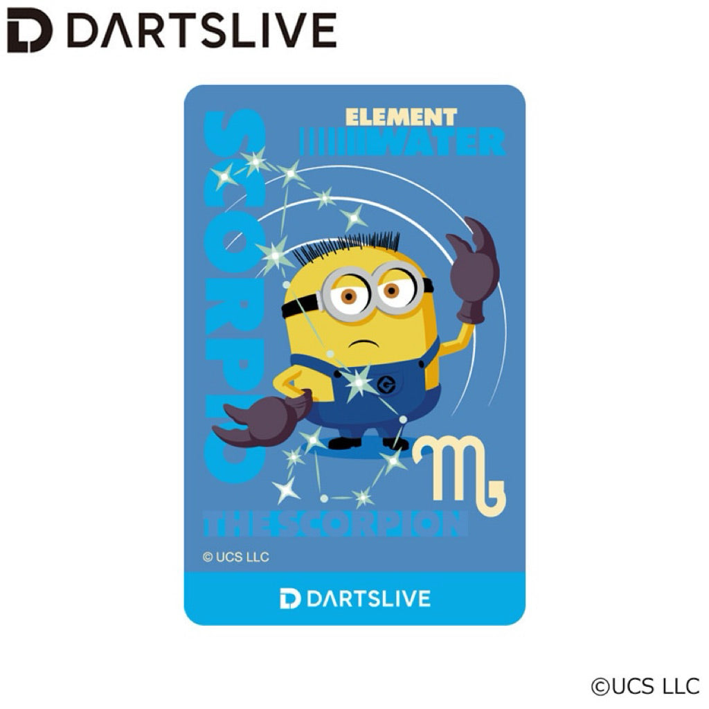 【Limited Edition】 Minions Horoscope Dartslive Card • SGDARTS