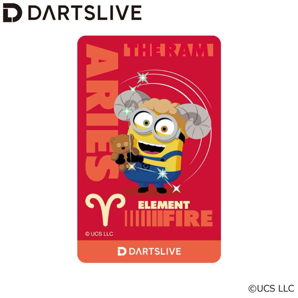 【Limited Edition】 Minions Horoscope Dartslive Card • SGDARTS