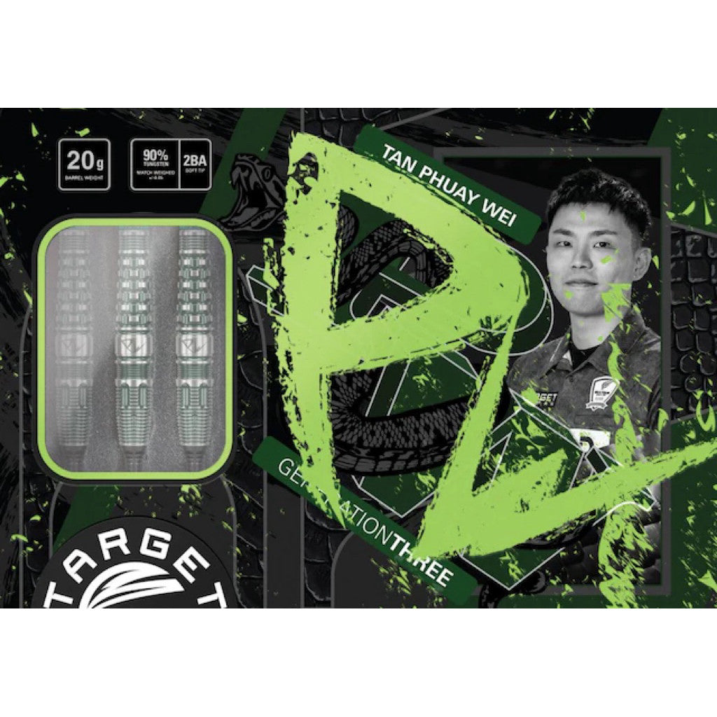 Target Japan Darts β’ PW G3 β’ Tan Phuay Wei β’ 19g β’ SGDARTS