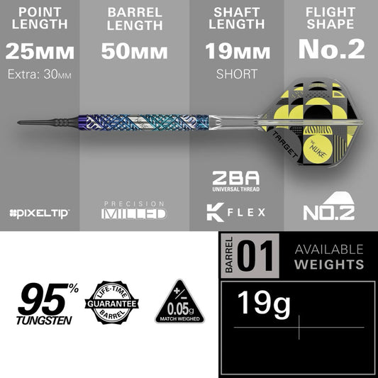 Target Darts • Edge • Luke Littler • 19g • SGDARTS