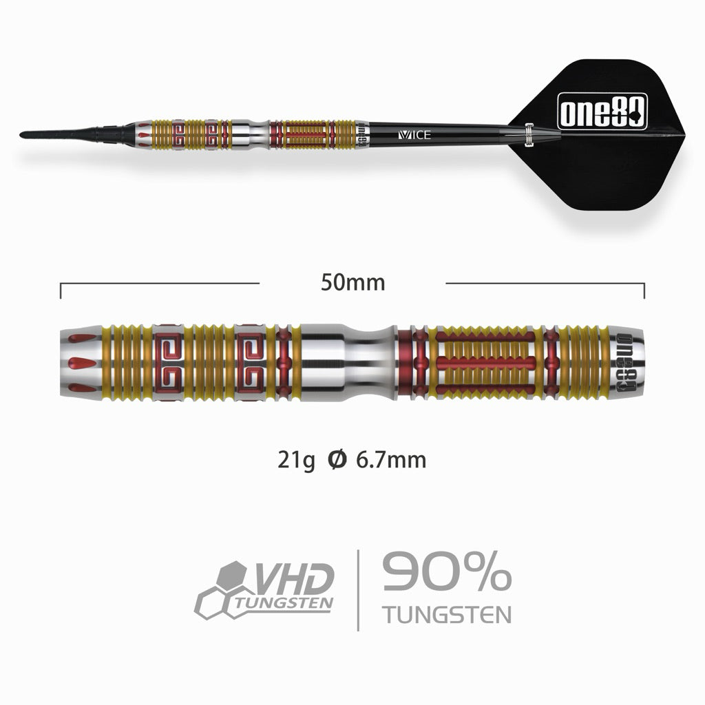 One80 Darts • Emperor II • Tom Yang • 19g 21g • SGDARTS