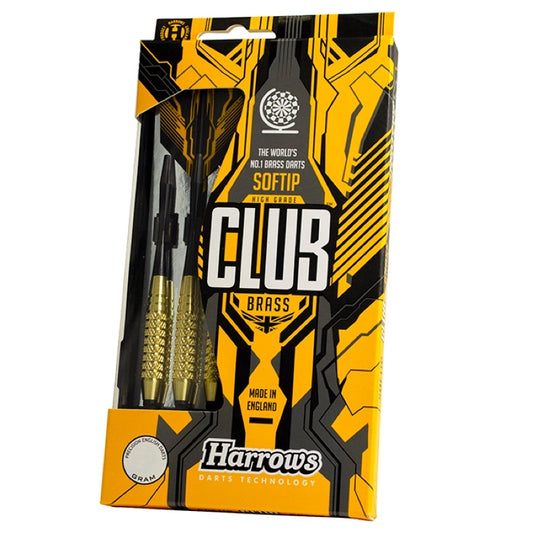 Harrows Club Brass Soft Tip Darts • 18g • SGDARTS