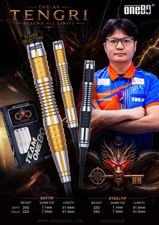 One80 The AK Tengri 20g 22g Darts • SGDARTS