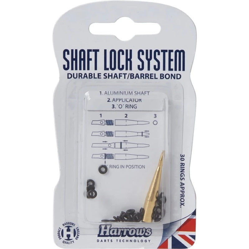Harrows Darts • Rubber O Ring Applicator / Shaft Lock System • SGDARTS