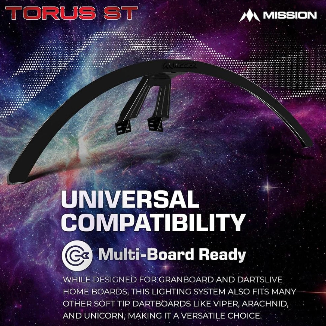Mission Darts • Torus ST Dartboard Lighting • SGDARTS