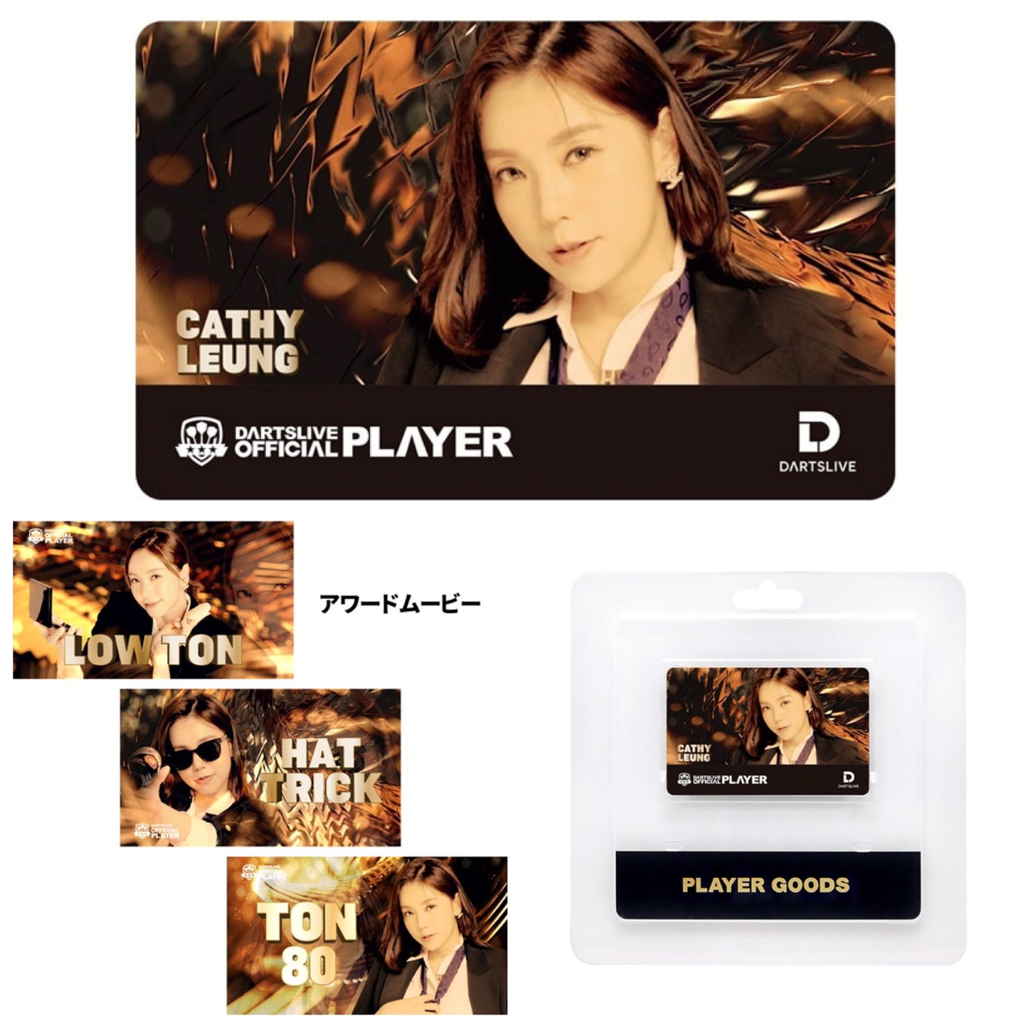 Dartslive Player Goods Vol 3 • Cathy Leung Dartslive Card • SGDARTS