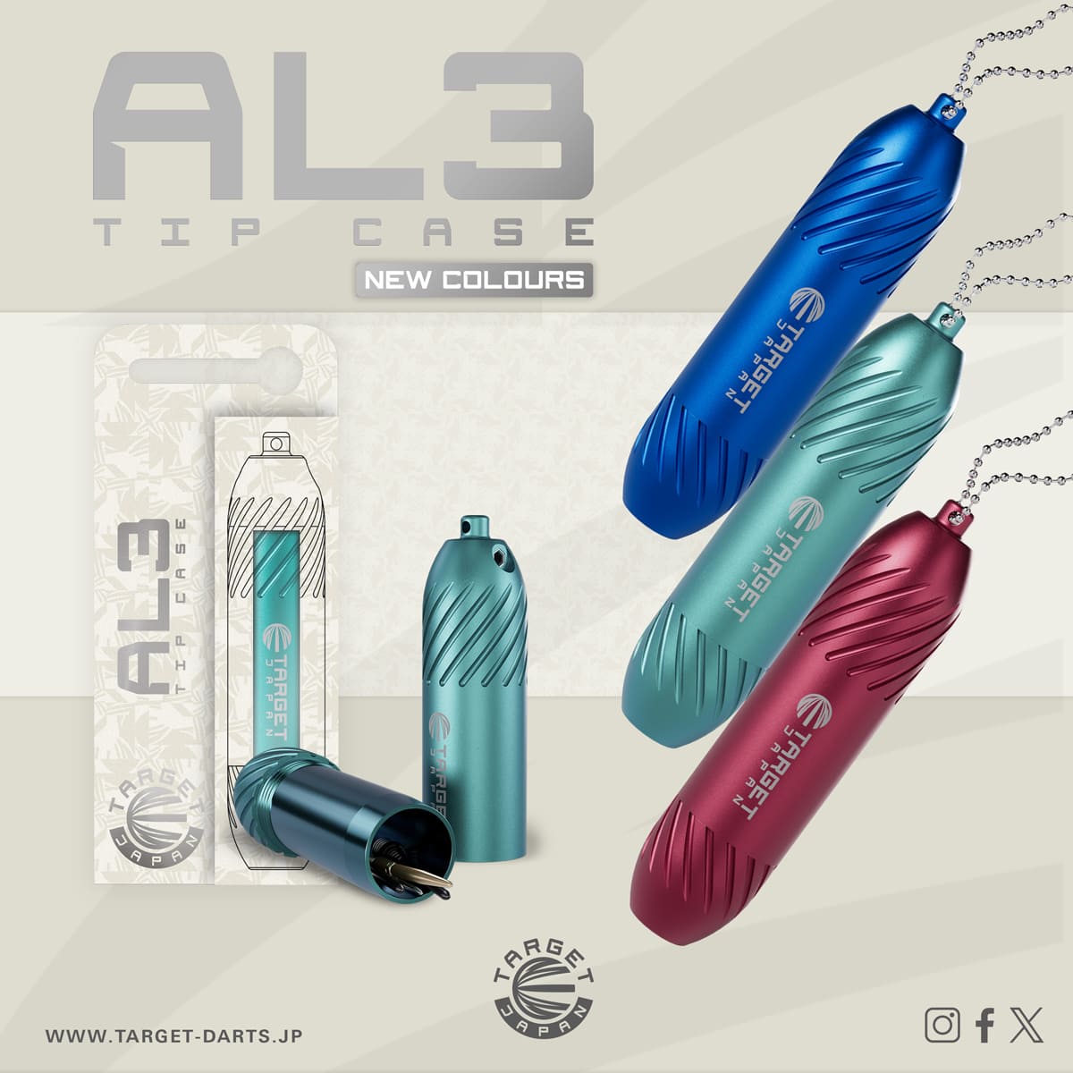 Target Japan Darts • AL3 Tip Case • SGDARTS