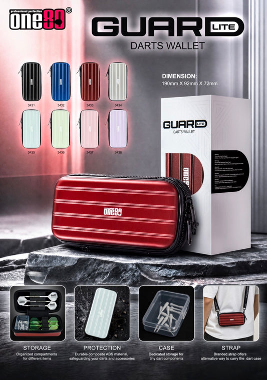 One80 Guard Lite Darts Wallet • Darts Case • SGDARTS