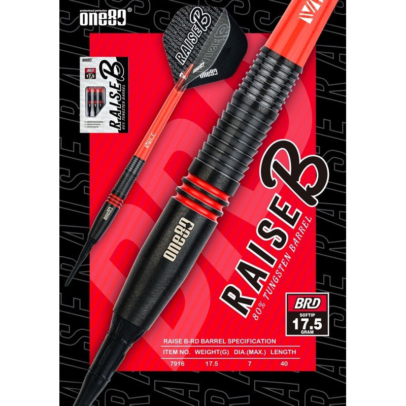 One80 Darts • Raise BRD • Raise B Red • SGDARTS