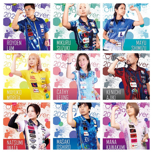 【Limited Edition】 Pro Darts Player Poster / Postcard / File • SGDARTS