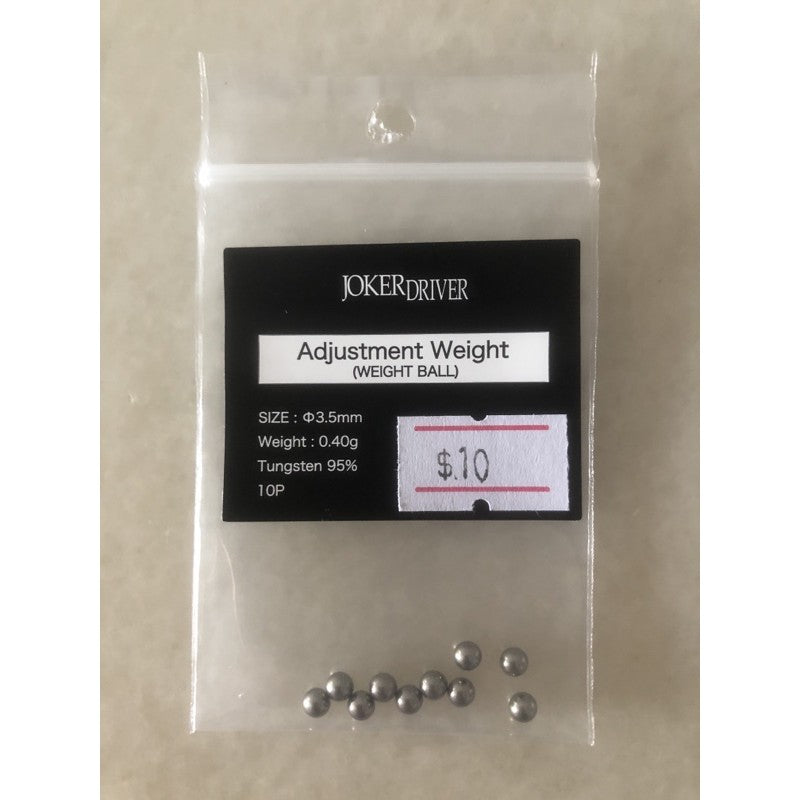Joker Driver Adjustment Weight • Tungsten Weight Ball Bearings • SGDARTS