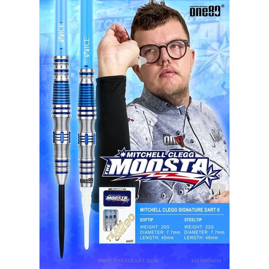 One80 Darts • Moosta • Mitchell Clegg • 20g • SGDARTS