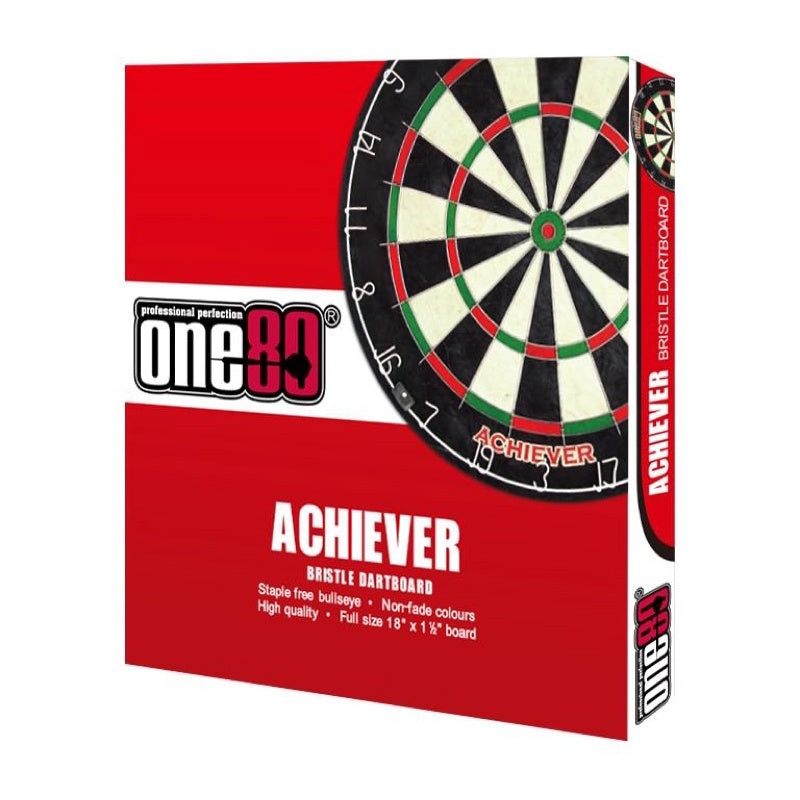One80 Achiever Bristle Steel Tip Dart Board • SGDARTS