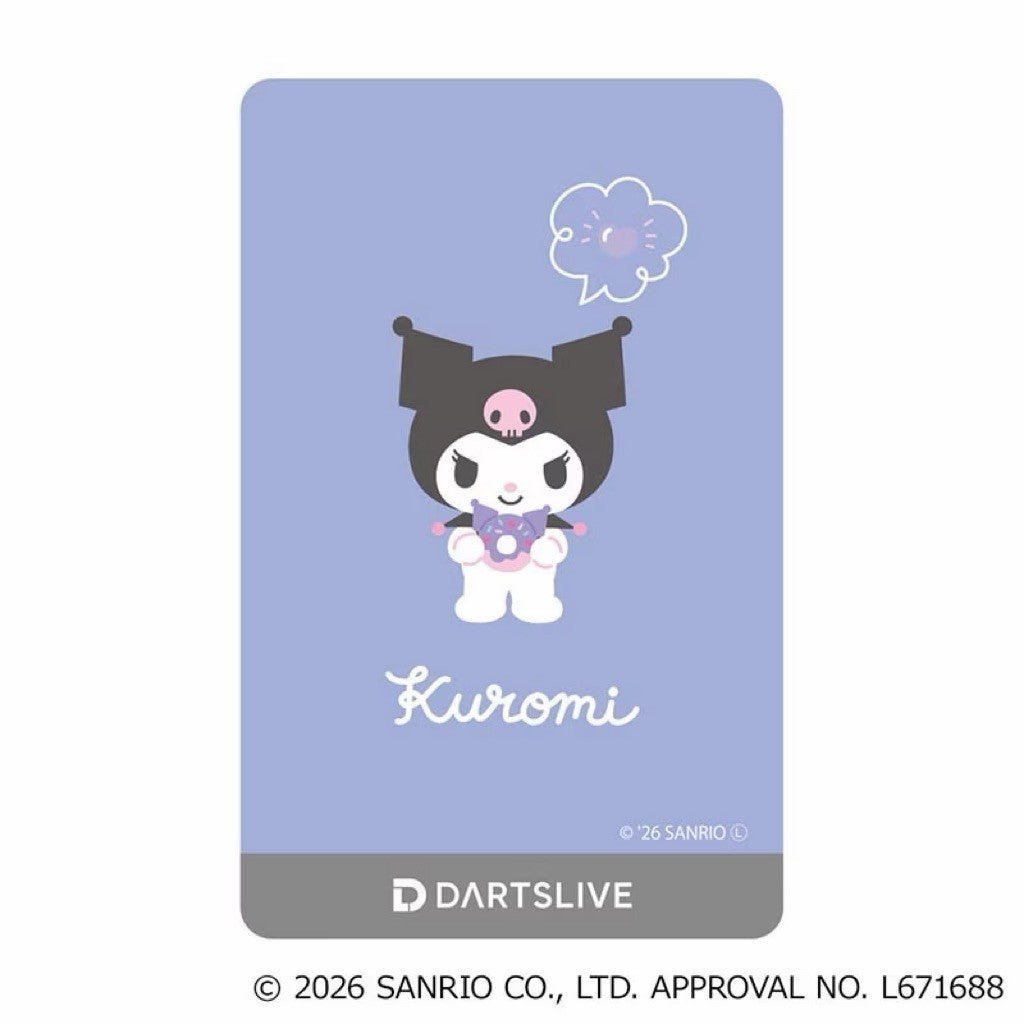 Sanrio Characters Darts Set • Kuromi Dartslive Card • SGDARTS
