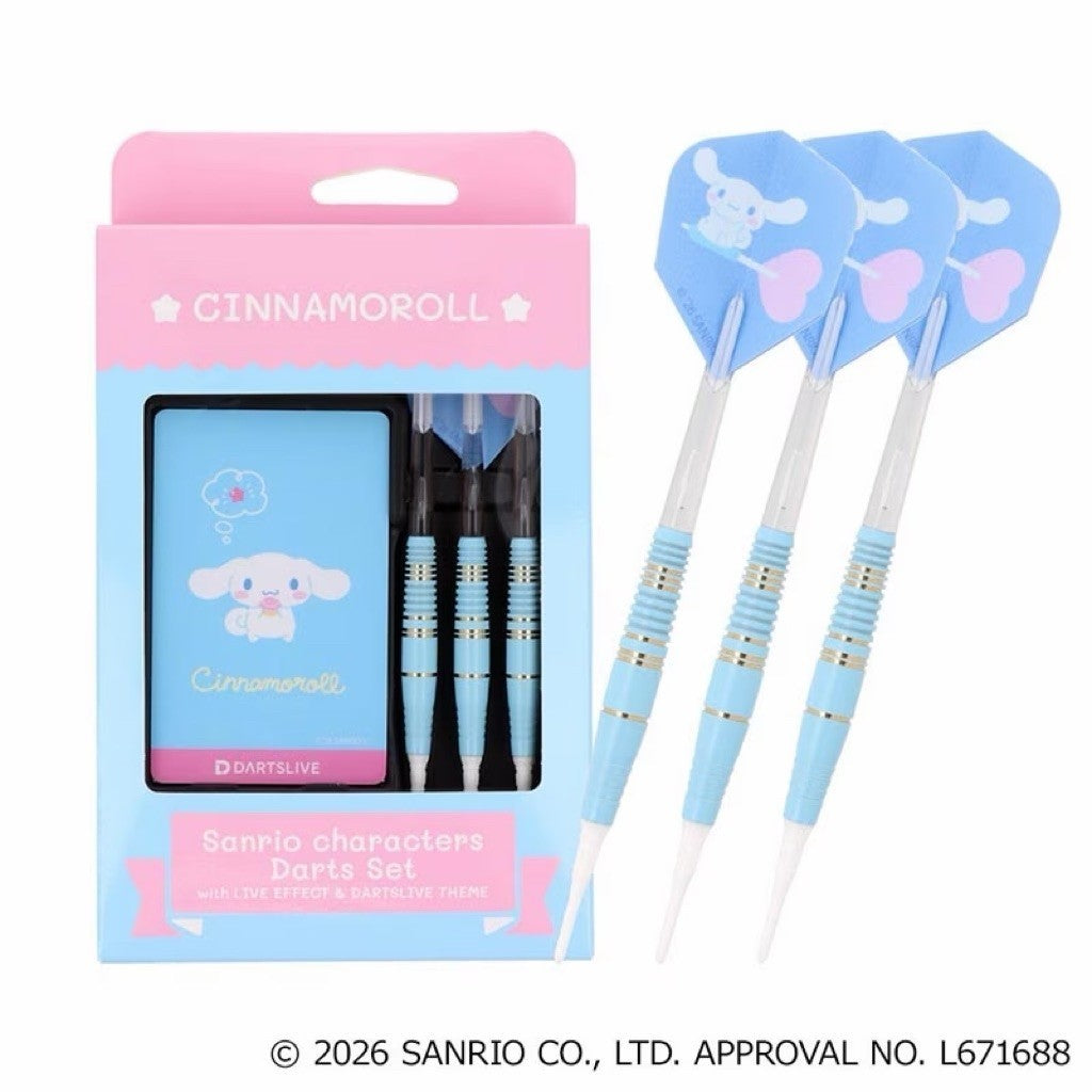 Sanrio Characters Darts Set • Cinnamoroll Dartslive Card • SGDARTS