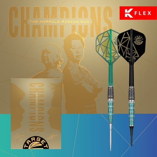 Target Japan The Miracle x Rising Sun Champions Limited Edition • Haruki x Mikuru 20g Darts • SGDARTS