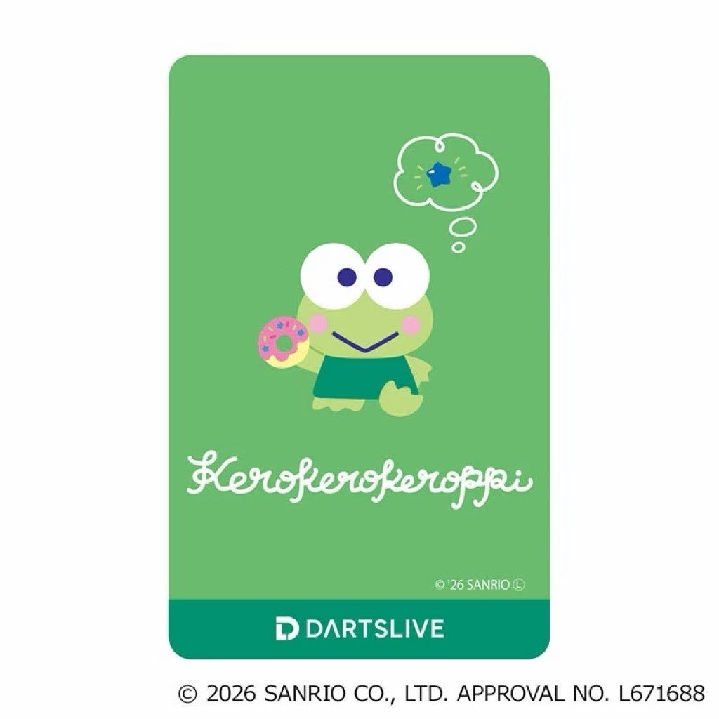 Sanrio Character Darts Set • Keroppi Dartslive Card • SGDARTS