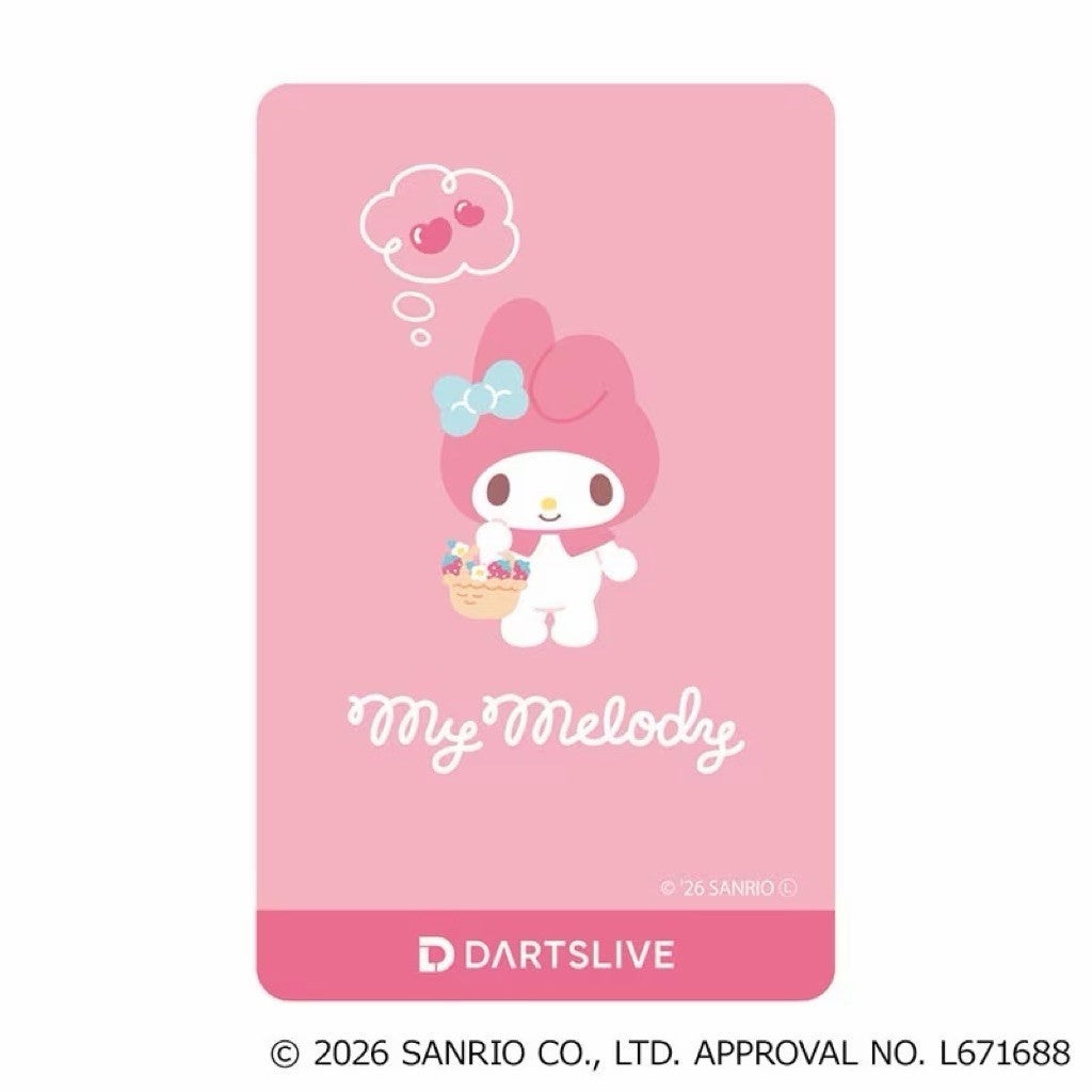 Sanrio Characters Darts Set • My Melody Dartslive Card • SGDARTS