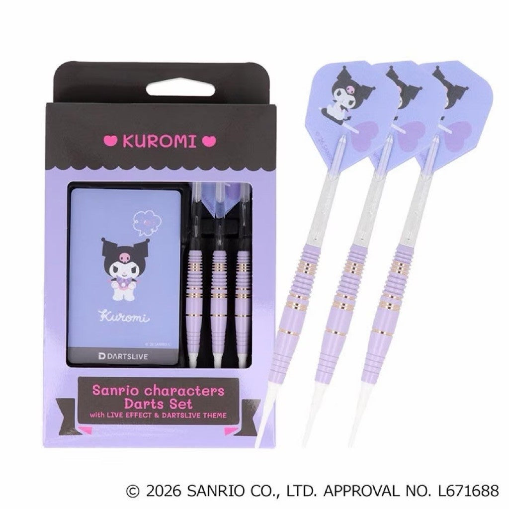 Sanrio Characters Darts Set • Kuromi Dartslive Card • SGDARTS