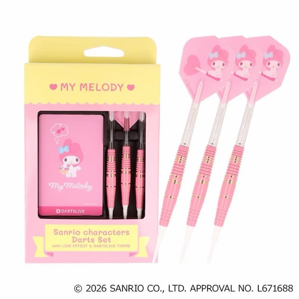 Sanrio Characters Darts Set • My Melody Dartslive Card • SGDARTS