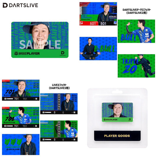 【Limited Edition】 Dartslive Player Goods Vol 2 • Haruki Muramatsu Dartslive Card • SGDARTS