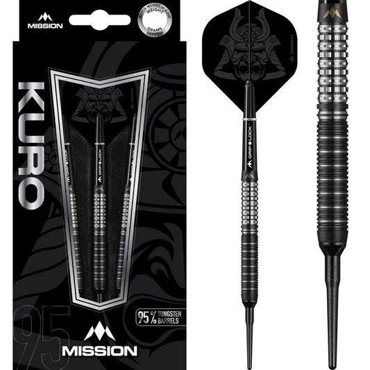 Mission Darts • Kuro M1 • Rear Sabre Grip • 21g 23g • SGDARTS