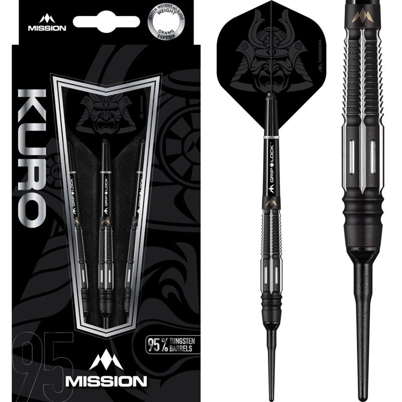 Mission Darts • Kuro M4 • Rear Taper • 19g 21g • SGDARTS