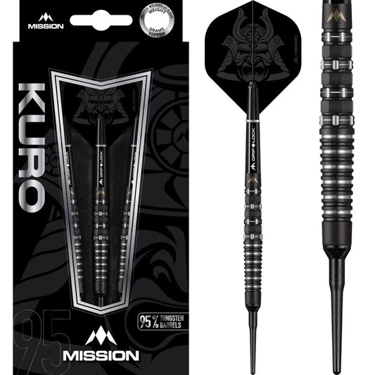 Mission Darts • Kuro M3 • Rear Iso-Grip • 20g 22g • SGDARTS