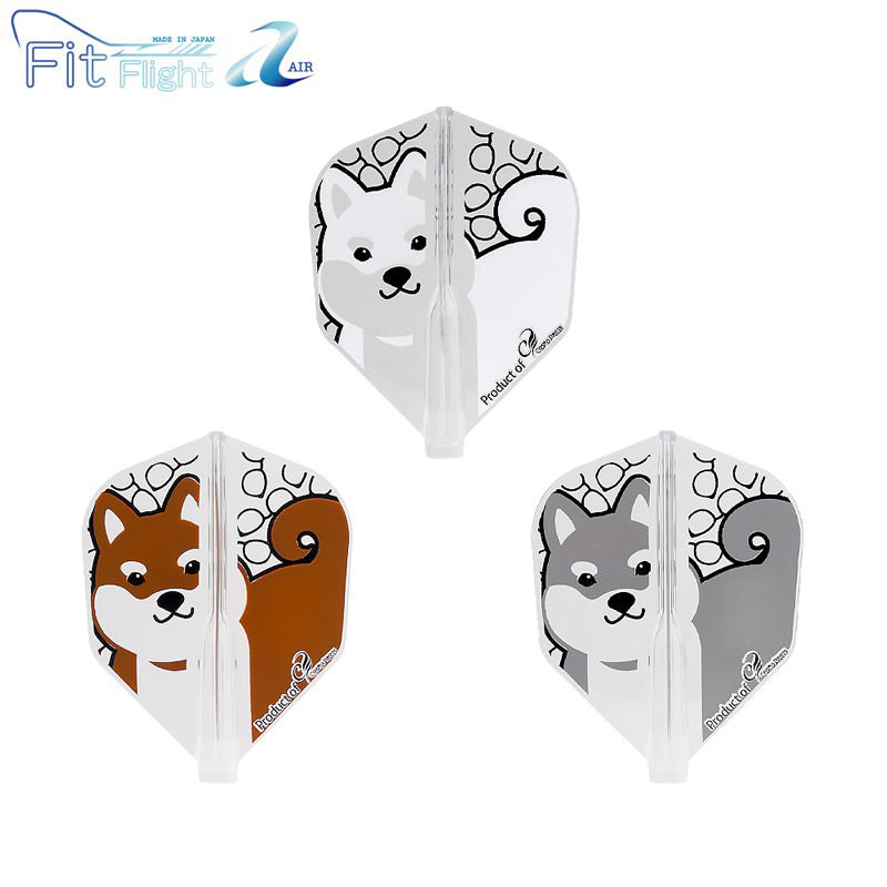 Fit Flight Player • Shinnosuke Shibazaki Shiba Inu [Shape] • Dart Flights • SGDARTS
