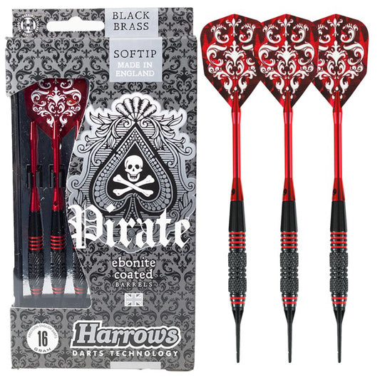 Harrows Pirate Red Soft Tip Darts • 18g • SGDARTS
